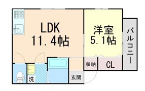 アムール畑原通の間取り画像