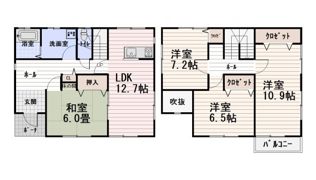 日の里7丁目貸家の間取り画像