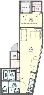 Iris西台の間取り画像