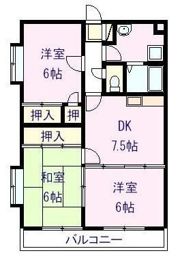 グランヴィーア ウエストの間取り画像