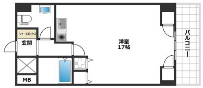北野町アーバンライフの間取り画像