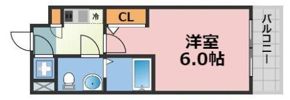 エスリード梅田グランノースの間取り画像