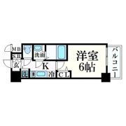 プレサンス心斎橋ブライトの間取り画像