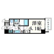 プレサンス心斎橋ブライトの間取り画像