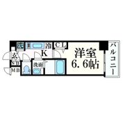 プレサンス心斎橋ブライトの間取り画像