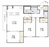 柏の森新築の間取り画像