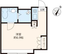 中葛西ハイツの間取り画像