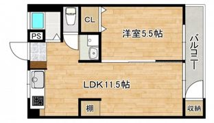 竹内マンションの間取り画像