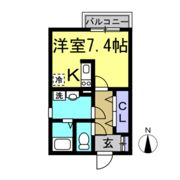 ベルセ常滑の間取り画像