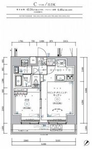 RELUXIA伊勢佐木長者町の間取り画像