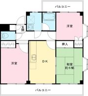 エステート小山第二の間取り画像