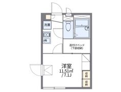 レオパレスJu7 Pineの間取り画像