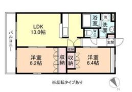 GreenWind大久保の間取り画像
