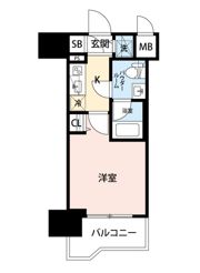 SHOKENResidence横浜阪東橋の間取り画像