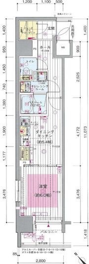 エステムプラザ川崎の間取り画像
