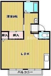 サンビレッジ弐番街A棟の間取り画像