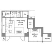 クレアトーレ日暮里の間取り画像