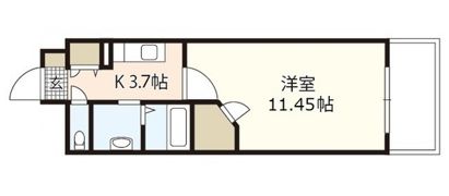 ロアール松川町の間取り画像