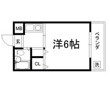 聚楽PATIOの間取り画像