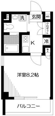サニーハイマート下北沢の間取り画像