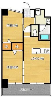 ウィングス三萩野の間取り画像