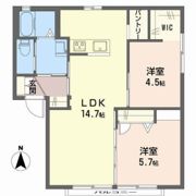 ドミール平井Ⅱ C棟の間取り画像