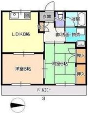 グレース犬山Ⅱの間取り画像