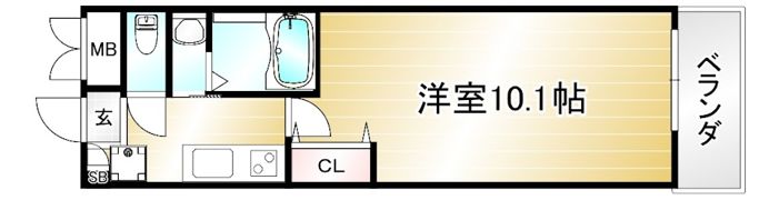 La Fite GOSHOKITA Ⅰの間取り画像