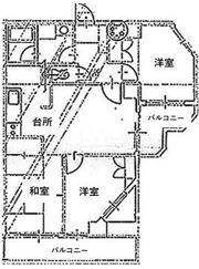 ラレーブ蕨中央の間取り画像