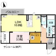 にゅうまごびれっじⅣの間取り画像