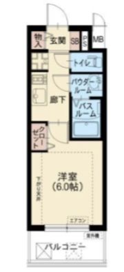 スプランティッド新大阪WESTの間取り画像
