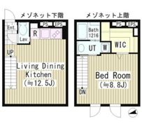 レピア大岡山の間取り画像