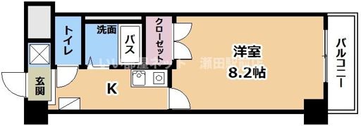 クレスト草津の間取り画像