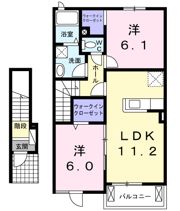 セレノカーサOMIの間取り画像