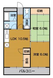 ヴィラ・アンソレイエ脇町Ⅱの間取り画像