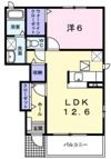 焼山・沖田レジデンスAの間取り画像
