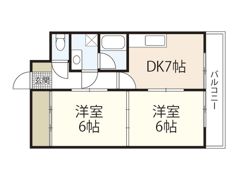 房尾本店三篠ビルの間取り画像