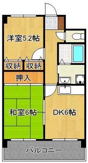 ブウル・ヴァール足原の間取り画像