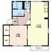 ゆうハイムの間取り画像