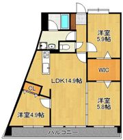 ニューガイア四季彩の丘C棟の間取り画像