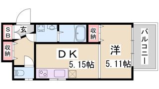 プリオーレ新開地の間取り画像