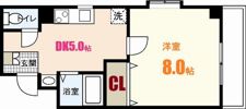 ラフォーレ祇園の間取り画像