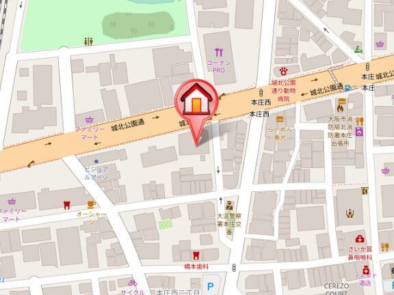 近くに施設あり