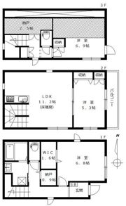 天沼3丁目ヘーベルハウスの間取り画像