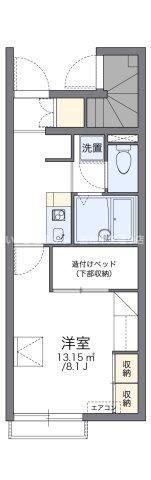 レオパレスハッピネスⅡの間取り画像
