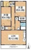 ラーレ前橋ABの間取り画像