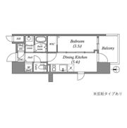 エステムコート難波Ⅶビヨンドの間取り画像
