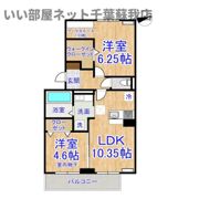 D-roomちはら台Dの間取り画像