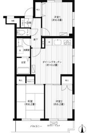 リテラス武蔵中原の間取り画像