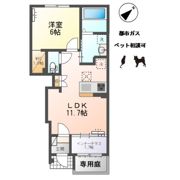中島通四丁目新築アパートの間取り画像